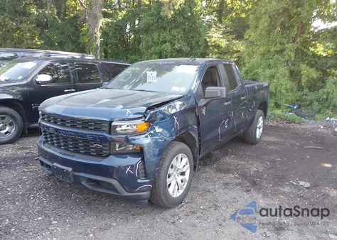 2021 Chevrolet Silverado 1500 4Wd Double Cab Standard Bed Custom from USA, damaged, VIN 1GCRYBEK8MZ309934